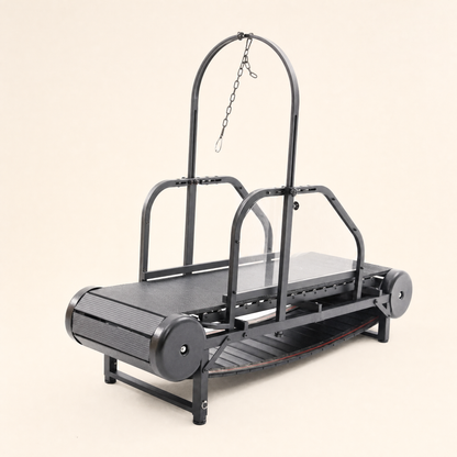 ROV Running Machine, non-electric dog treadmill, studio view on warm cream background